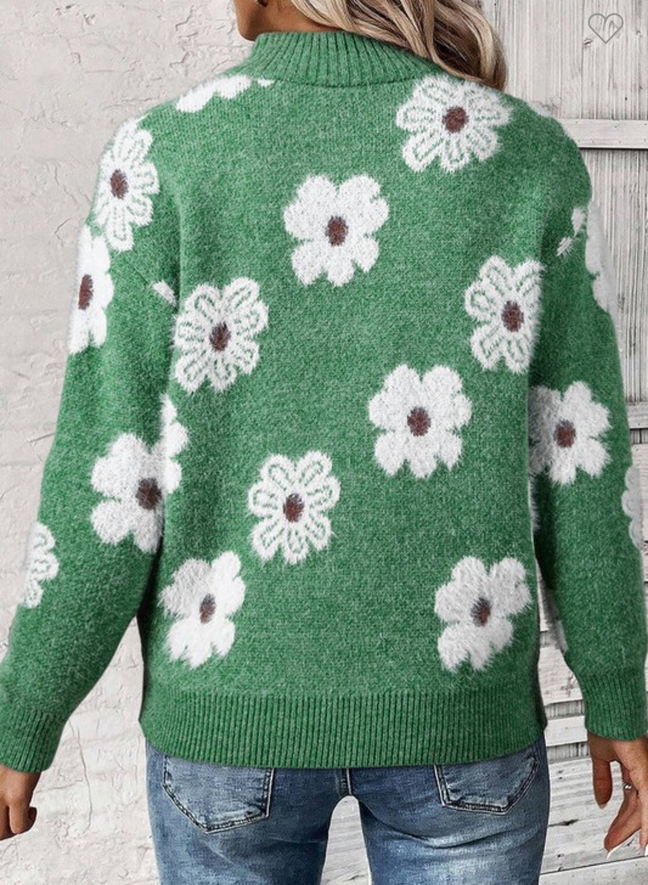 Floral Quarter Zip